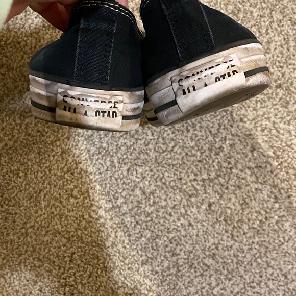 Converse Black and White All Star Sneakers - Picture 5 of 5